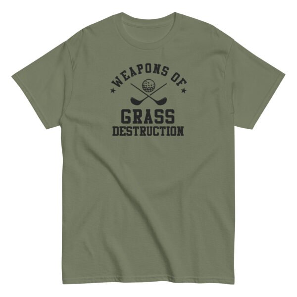 Weapons Of Grass Destruction Golf T-shirt - Image 4