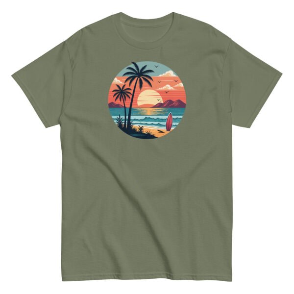 Retro Sunset Beach Surf T-shirt