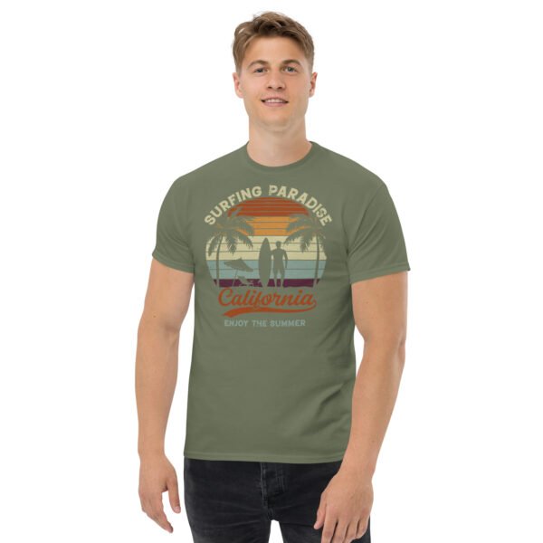 Surfing Paradise California T-shirt Surf Tee - Image 4