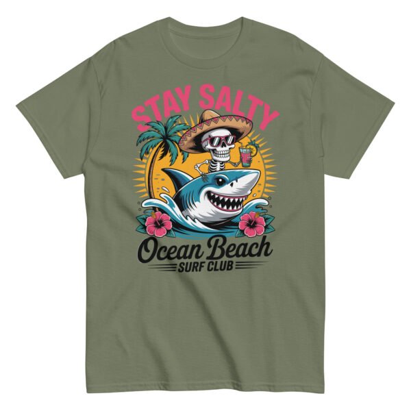 Stay Salty Ocean Beach Club Surf T-Shirt - Image 9