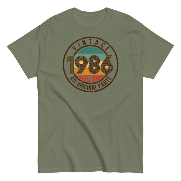 Vintage 1986 All Original Parts T-shirt 86 Birthday Tee - Image 10