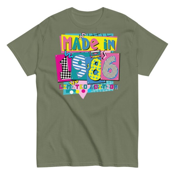 Made in 1986 Retro 80’s T-shirt 1986 Birthday Gift - Image 9