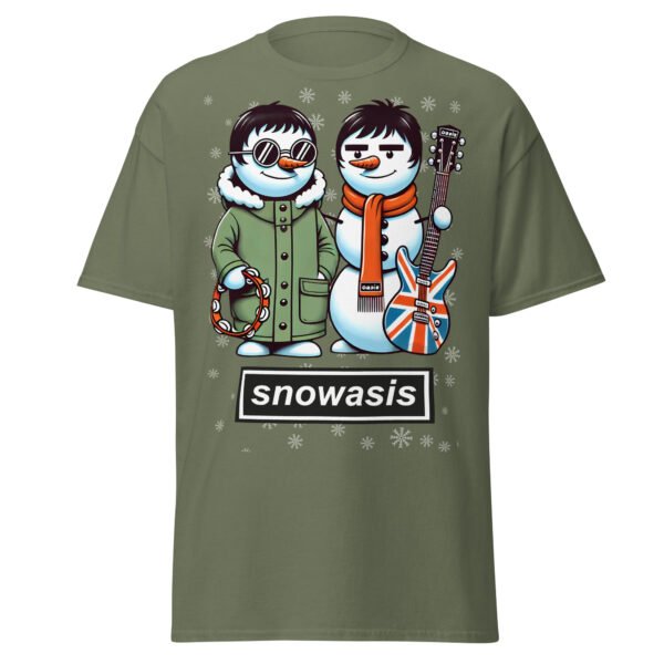 Snowasis Oasis Christmas T-shirt  Liam & Noel Gallagher Tshirt - Image 8