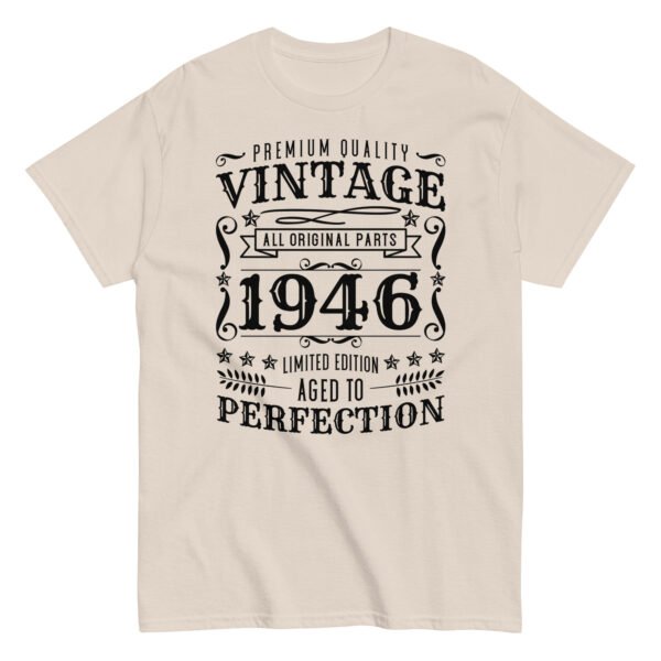Vintage 1946 T-shirt Limited Edition Birthday Gift - Image 9