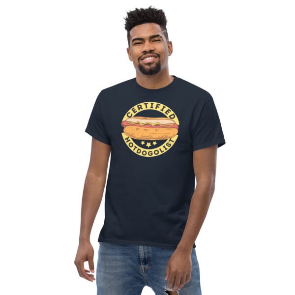 Certified Hotdogologist Funny BBQ Gift Hotdog T-Shirt - Image 2
