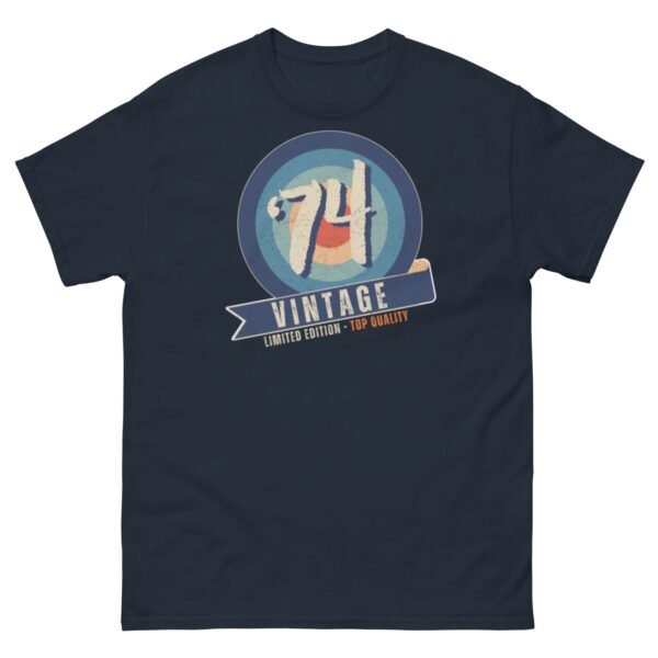1974 Birthday t-shirt ’74 Vintage 1974 Gift Limited Edition T-shirt - Image 3