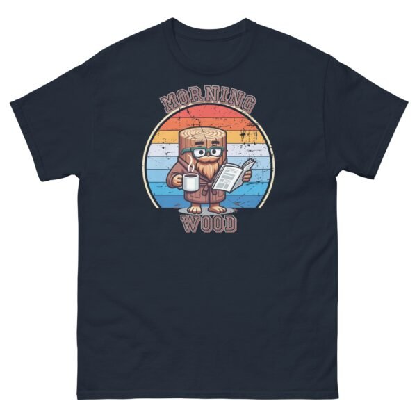 Morning Wood T-shirt Funny Gift for Him Tee - Image 3