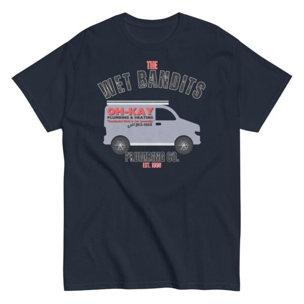 Home Alone Christmas T-shirt The Wet Bandits Plumbing Co - Image 3