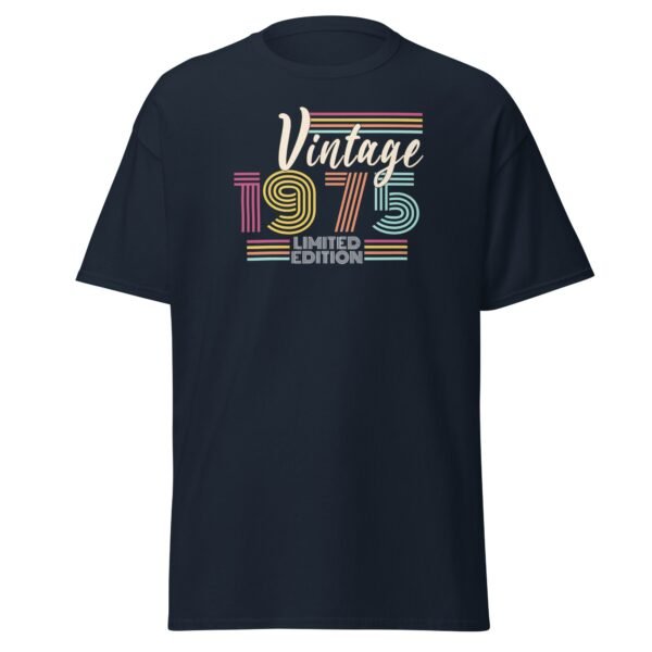 Vintage 1975 T-shirt Limited Edition 50th Birthday T-shirt - Image 3