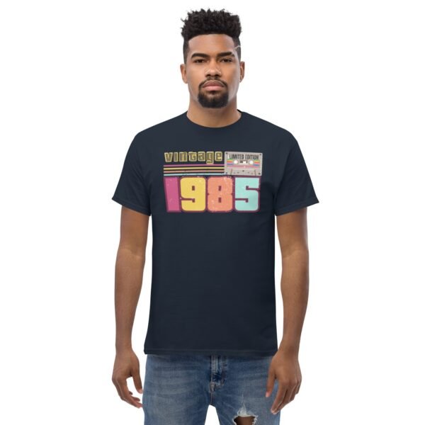 Vintage 1985 T-shirt Cassette Tape Limited Edition 40th Birthday - Image 2