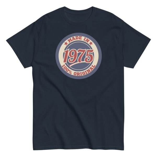 Made in 1975 Birthday T-shirt 50th Birthday Gift Tshirt - Image 5