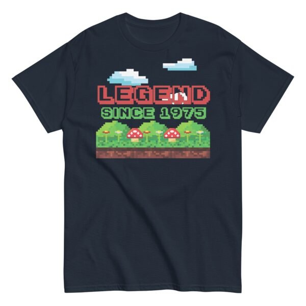 Legend Since 1975 Retro Gaming T-shirt 50th Birthday Tshirt - Image 5