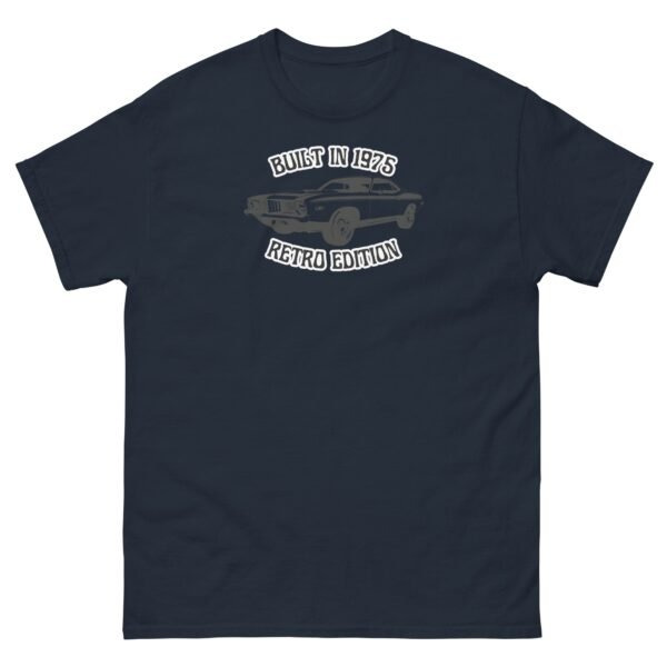 Built In 1975 Retro Edition 50th Birthday Gift T-shirt - Image 5