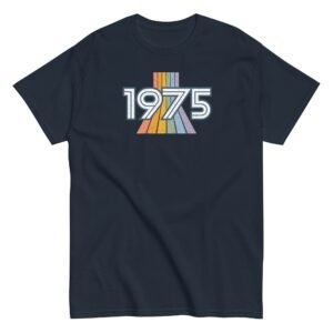 1975 Birth Year Gift T-shirt 50th Birthday T-shirt Retro 1975