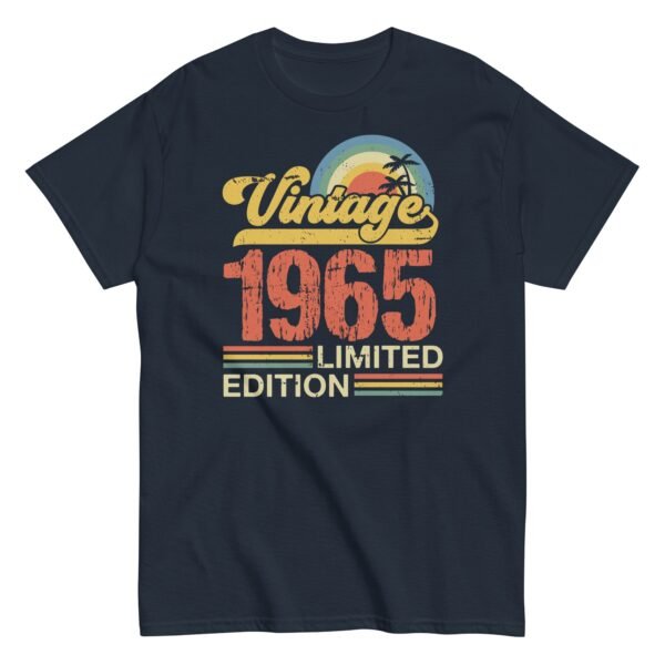 Vintage 1965 Limited Edition Birthday T-shirt 1965 Gift - Image 5