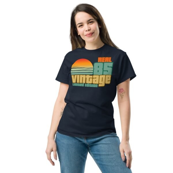 1985 Birthday T-Shift Gift Real 85 Vintage Limited Edition - Image 2
