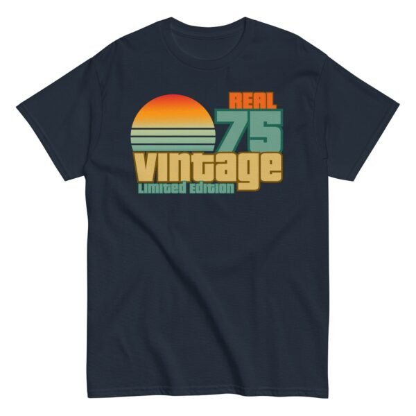 1975 Birthday T-Shift Gift Real 75 Vintage Limited Edition - Image 3
