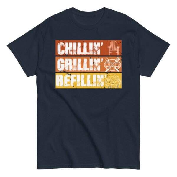 BBQ T-Shirt Chillin’ Grillin’ Refillin’ - Image 7
