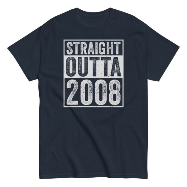 Straight Outta 2008 T-shirt Birthday Gift - Image 3