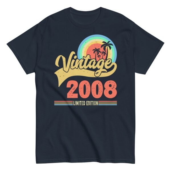 Vintage 2008 T-shirt Limited Edition 2008 Birthday T Shirt - Image 6