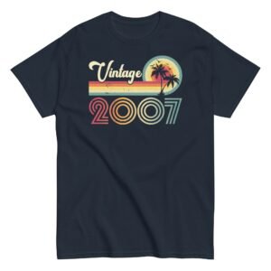 Vintage 2007 Birthday T-shirt