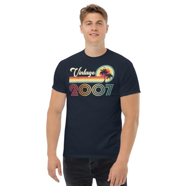 Vintage 2007 Birthday T-shirt - Image 2