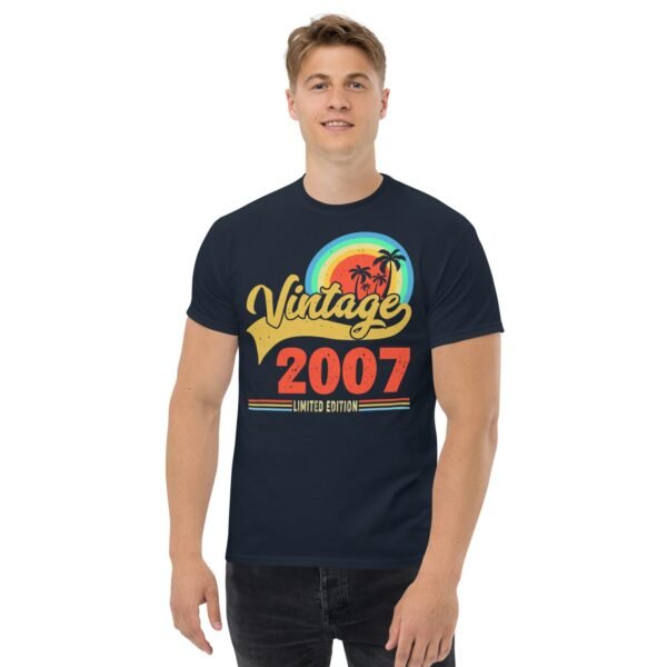 Vintage 2007 Limited Edition Birthday T-shirt Gifts - Image 3