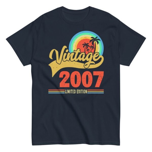 Vintage 2007 Limited Edition Birthday T-shirt Gifts - Image 7
