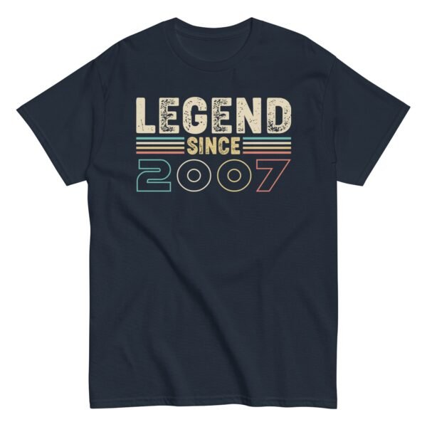 Legend Since 2007 T-shirts 18th Birthday Gifts - Image 6