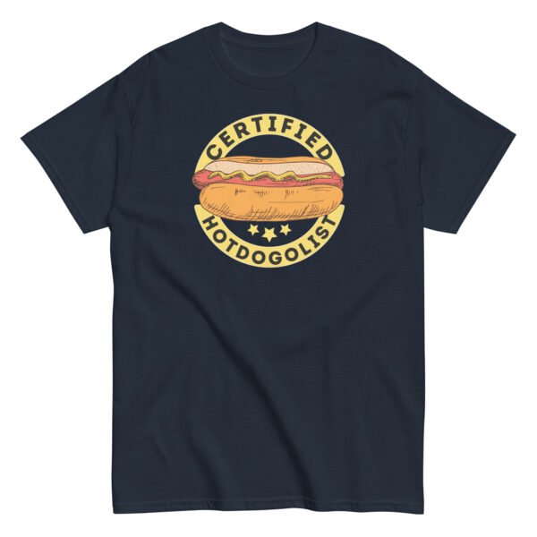 Certified Hotdogologist Funny BBQ Gift Hotdog T-Shirt - Image 4