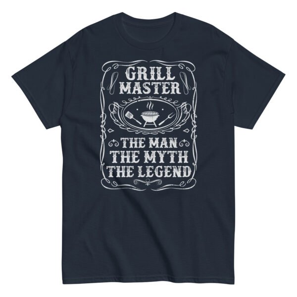 Grillmaster The Man The Myth The Legend Funny BBQ T-shirt - Image 5
