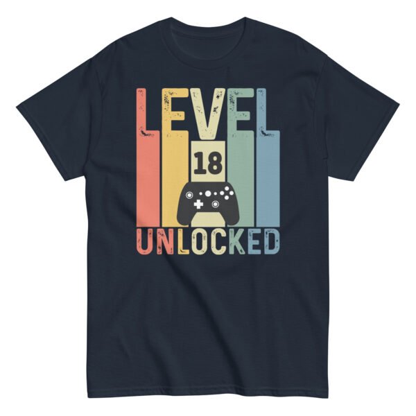Level 18 Unlocked – 18th Birthday T-shirts for Gamers - Image 6