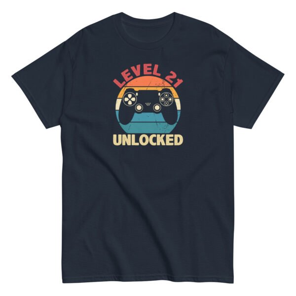 Level 21 Unlocked T-shirt 21st Birthday Gift T Shirts - Image 4