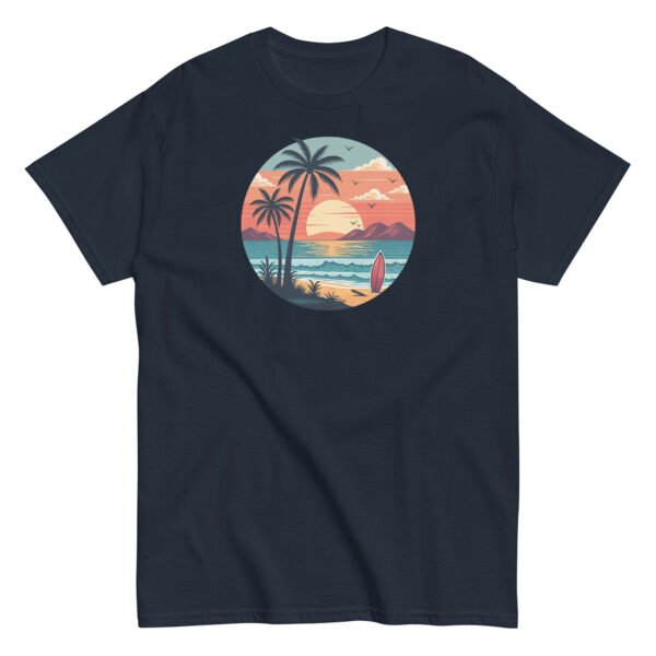 Retro Sunset Beach Surf T-shirt - Image 6
