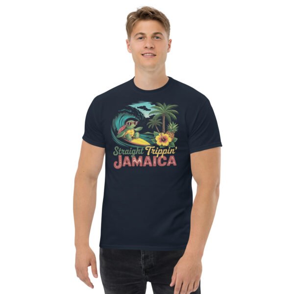 Jamaica Surf Turtle Tropical Beach Surfing T-shirts - Image 2