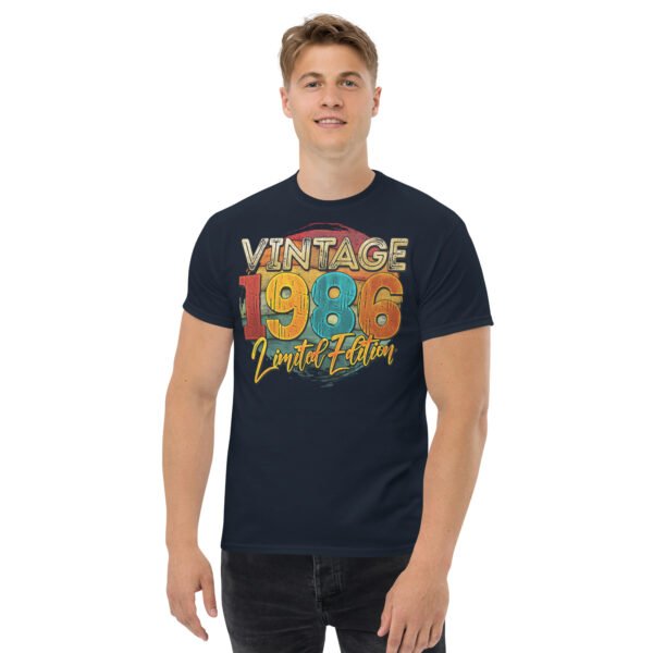 Vintage 1986 Limited Edition Birthday 86 T-shirt - Image 3