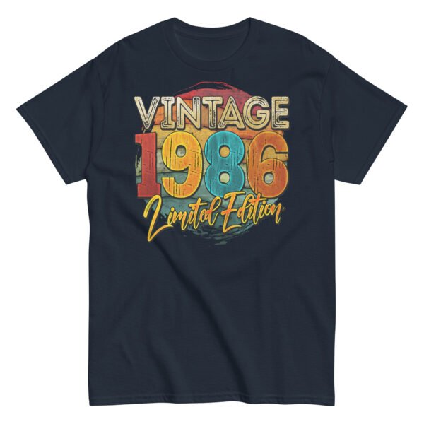 Vintage 1986 Limited Edition Birthday 86 T-shirt - Image 5