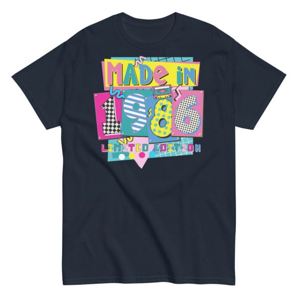 Made in 1986 Retro 80’s T-shirt 1986 Birthday Gift - Image 6