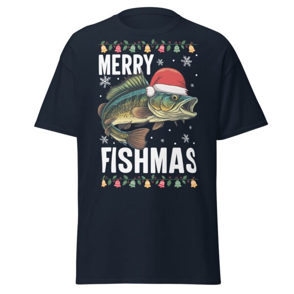 Merry Fishmas Christmas T-shirts For Men Who Fish - Image 6