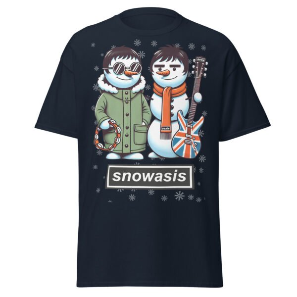 Snowasis Oasis Christmas T-shirt  Liam & Noel Gallagher Tshirt - Image 4