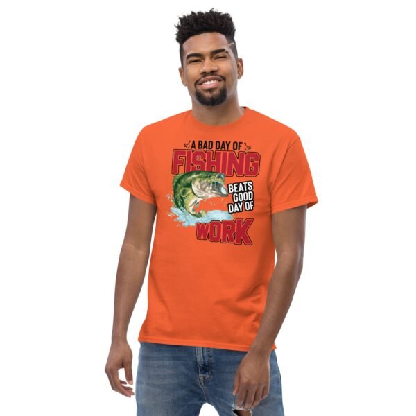 Funny Fishing T-shirt – Bad Day of Fishing - Image 3