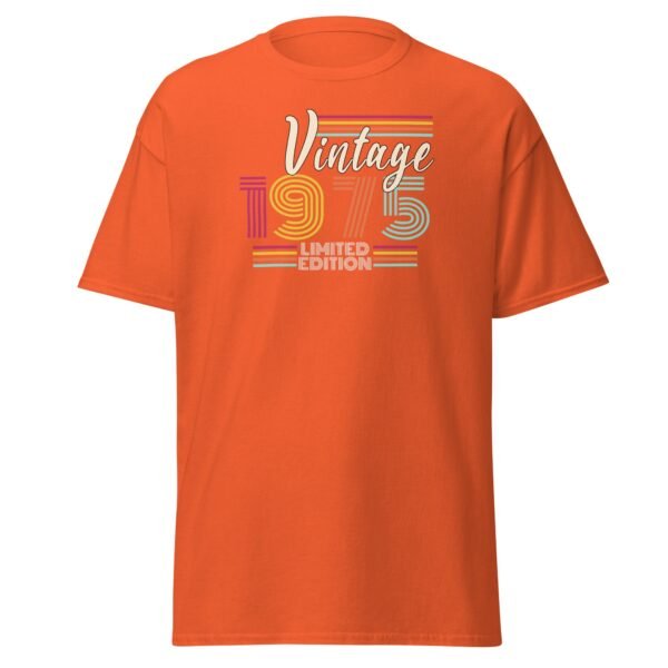 Vintage 1975 T-shirt Limited Edition 50th Birthday T-shirt - Image 8