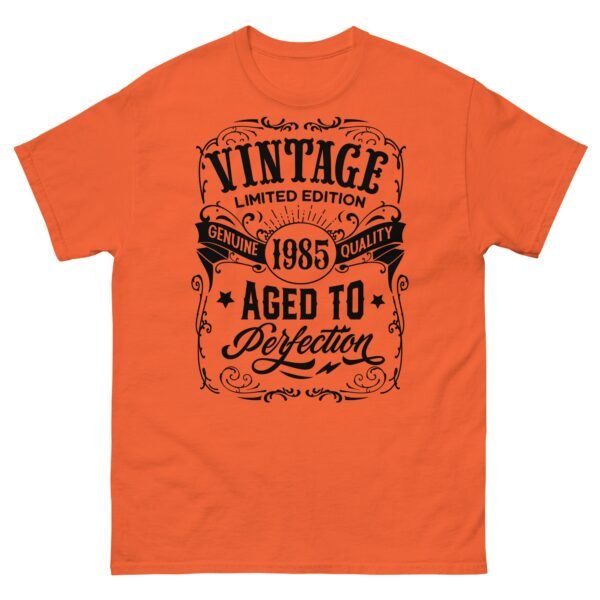 Vintage 1985 T-shirt 40th Birthday Gift Aged To Perfection T shirt - Image 6