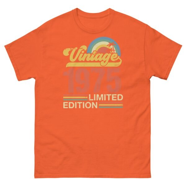 Vintage 1975 T-shirt Limited Edition 50th Birthday T shirt - Image 10