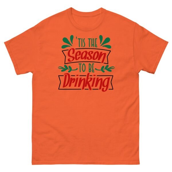Christmas T-Shirt Tis The Season To Be Drinking - Image 9