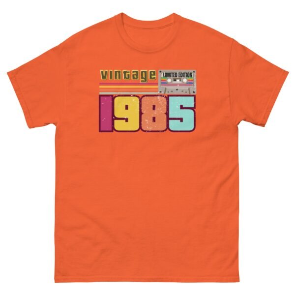 Vintage 1985 T-shirt Cassette Tape Limited Edition 40th Birthday - Image 9
