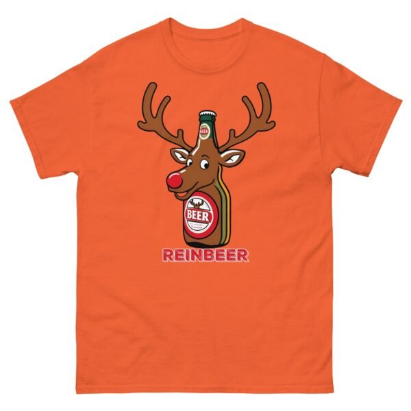 Beer Drinker Funny Christmas T-shirt Reinbeer - Image 10