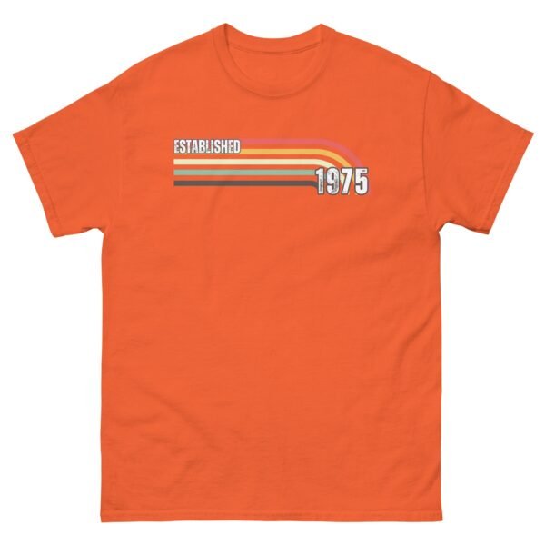 Established 1975 50th Birthday Gift T-shirt - Image 11