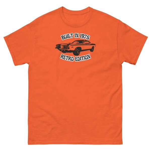 Built In 1975 Retro Edition 50th Birthday Gift T-shirt - Image 11