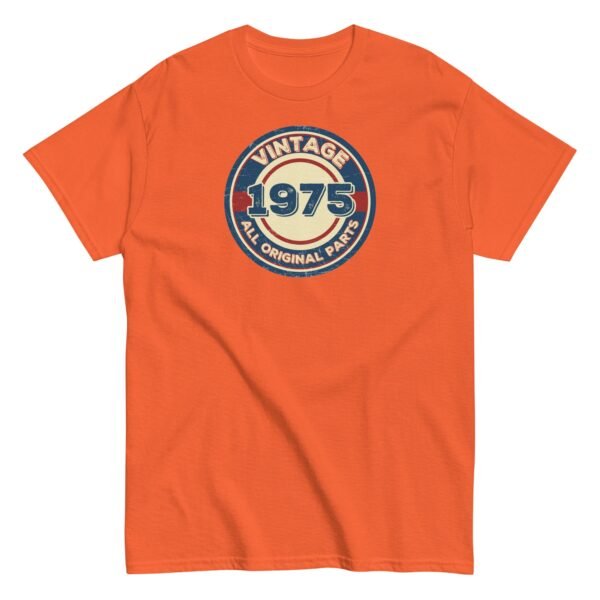 1975 Birthday Gift T-shirt Vintage All Original Parts 50th - Image 11